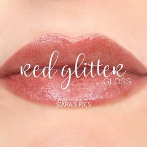 NEW LIMITED EDITION RED GLITTER GLOSS | LIPSENSE